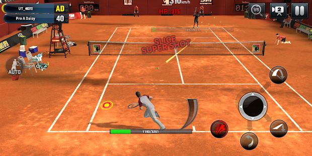 Скачать взломанную Ultimate Tennis: сетевой 3D-теннис (Открыты уровни) версия 3.16.4417 apk на Андроид