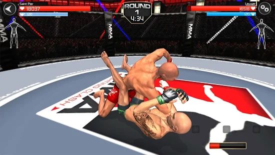 Скачать взломанную MMA Fighting Clash (Много денег) версия 1.34 apk на Андроид