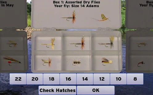 Скачать взломанную Fly Fishing Simulator (Много денег) версия Зависит от устройства apk на Андроид