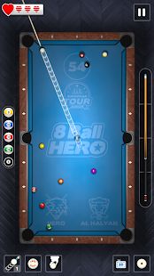 Скачать взломанную 8 Ball Hero - Американский бильярд: головоломка (Открыты уровни) версия 1.17 apk на Андроид