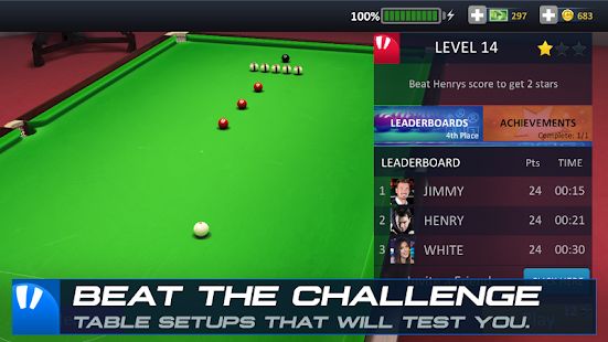 Скачать взломанную Snooker Stars - 3D Online Sports Game (Открыты уровни) версия 4.9918 apk на Андроид