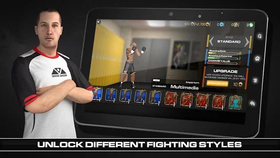 Скачать взломанную Boxing - Fighting Clash (Бесконечные монеты) версия 1.05 apk на Андроид
