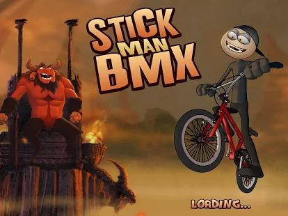 Скачать взломанную Stickman BMX (Много денег) версия 1.5.3 apk на Андроид