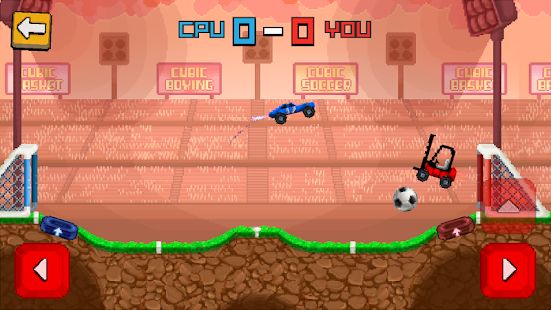 Скачать взломанную Pixel Cars. Soccer (Бесконечные монеты) версия 1.8 apk на Андроид