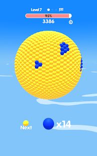 Скачать взломанную Ball Paint (Много денег) версия 2.09 apk на Андроид