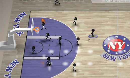 Скачать взломанную Stickman Basketball (Открыты уровни) версия 2.4 apk на Андроид
