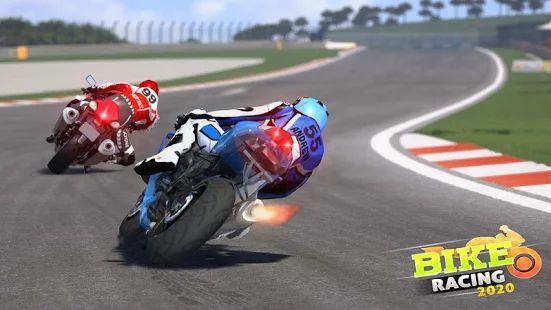 Скачать взломанную Motorbike Games 2020 - New Bike Racing Game (Много денег) версия Зависит от устройства apk на Андроид