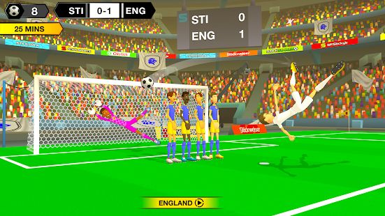 Скачать взломанную Stick Soccer 2 (Открыты уровни) версия 1.2.1 apk на Андроид