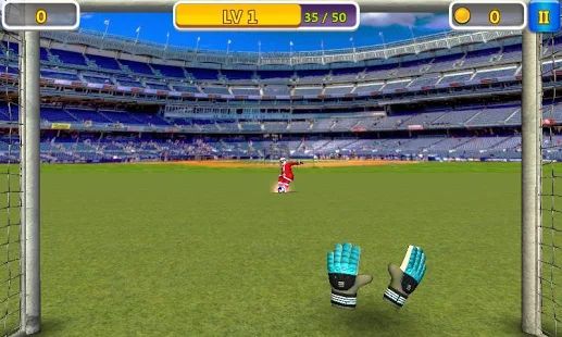Скачать взломанную Super Goalkeeper - Soccer Game (Открыты уровни) версия Зависит от устройства apk на Андроид