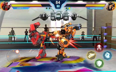 Скачать взломанную Steel Robot Ring Fighting (Открыты уровни) версия 1.6 apk на Андроид