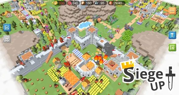 Скачать взломанную RTS Siege Up! - Бесплатная стратегия Оффлайн (Открыты уровни) версия 1.0.250 apk на Андроид