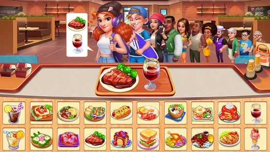 Скачать взломанную Cooking Frenzy : безумный повар в кулинарных играх (Бесконечные монеты) версия 1.0.33 apk на Андроид
