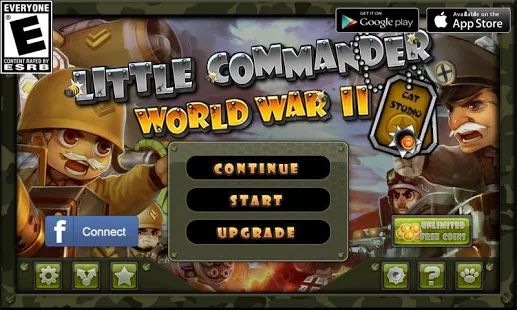 Скачать взломанную Маленький командир: WWII TD (Открыты уровни) версия 1.9.3 apk на Андроид
