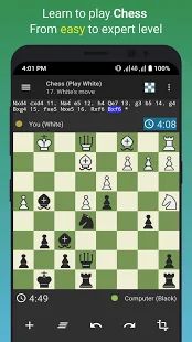Скачать взломанную Шахматы - Бесплатная Стратегия Настольная Игра (Много денег) версия 1.0.5 apk на Андроид