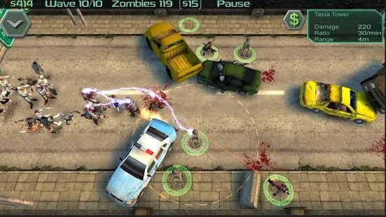 Скачать взломанную Zombie Defense (Много денег) версия 12.7 apk на Андроид