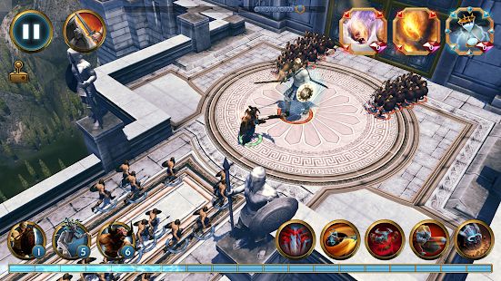 Скачать взломанную Olympus Rising: Hero Defense & Стратегическая игра (Открыты уровни) версия 6.0.8 apk на Андроид