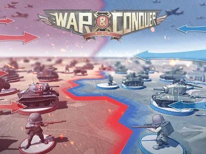 Скачать взломанную War & Conquer (Открыты уровни) версия 2.0.9 apk на Андроид