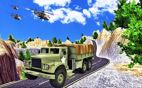 Скачать взломанную Армейский транспорт грузовик водитель военные free (Много денег) версия 1.0 apk на Андроид