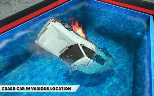 Скачать Симулятор вождения автокатастрофы: Beam Car (Без кеша) версия 1.2 apk на Андроид