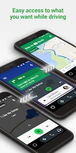 Скачать Android Auto на экране телефона (Разблокированная) версия 1.1 apk на Андроид