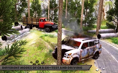 Скачать Симулятор автокатастрофы Offroad: Beam Drive (Неограниченные функции) версия 1.1 apk на Андроид