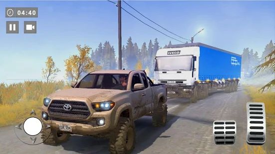 Скачать Offroad Pickup Truck Driving Simulator (Встроенный кеш) версия Зависит от устройства apk на Андроид