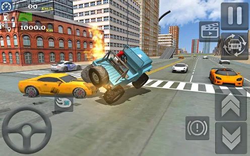 Скачать Monster Truck Stunts Driving Simulator (Без Рекламы) версия 0.8 apk на Андроид
