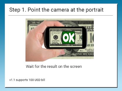 Скачать Сканер фальшивых денег (Неограниченные функции) версия 1.27 apk на Андроид