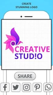 Скачать Logo Maker - Icon Maker, Creative Graphic Designer (Встроенный кеш) версия 1.9 apk на Андроид