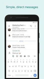 Скачать Google Chat (Встроенный кеш) версия 2020.10.04.336992968_prod apk на Андроид