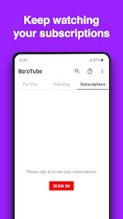Скачать BaroTube, Floating Video Player (Встроенный кеш) версия 25.6 apk на Андроид