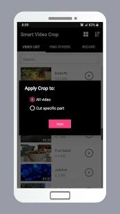 Скачать Smart Video Crop - Crop any part of any video (Все открыто) версия 2.0 apk на Андроид