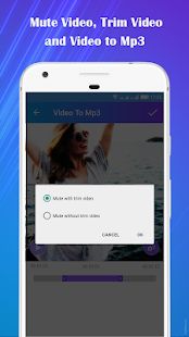 Скачать Video to Mp3 : Mute Video /Trim Video/Cut Video (Полный доступ) версия 1.31 apk на Андроид