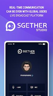 Скачать SGETHER Studio - Live Stream (Все открыто) версия 1.2.6 apk на Андроид