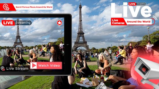 Скачать Live Cam - Живая земля Посмотреть в HD (Разблокированная) версия 2.6 apk на Андроид