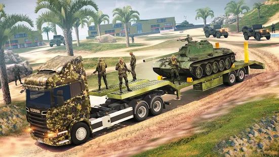 Скачать Army Vehicle Cargo Transport S (Неограниченные функции) версия 1.1 apk на Андроид