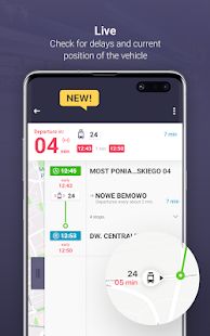 Скачать Jakdojade: public transport (Встроенный кеш) версия Зависит от устройства apk на Андроид