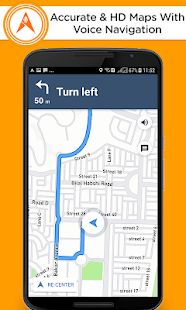 Скачать Голосовой GPS вождения - Направления навигации GPS (Без Рекламы) версия 1.0.5 apk на Андроид