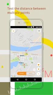 Скачать GPS Измеряйте расстояние и площадь на карте (Все открыто) версия 1.9.1 apk на Андроид