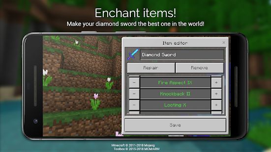 Скачать Toolbox для Minecraft: PE (Неограниченные функции) версия 5.4.10 apk на Андроид