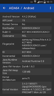 Скачать AIDA64 (Встроенный кеш) версия 1.75 apk на Андроид