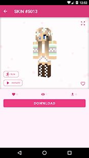 Скачать Скины для девочек в Майнкрафт (Полный доступ) версия 3.3.3 apk на Андроид