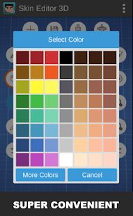 Скачать Skin Editor 3D for Minecraft (Без Рекламы) версия 1.7 apk на Андроид