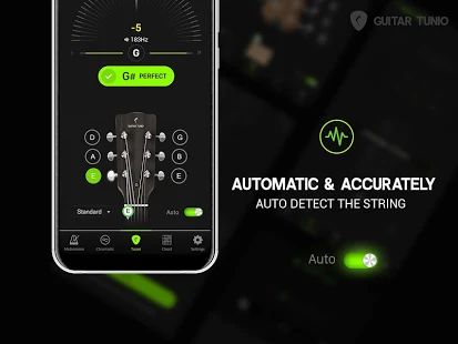 Скачать Guitar Tunio - Guitar Tuner (Полный доступ) версия 1.14.1 apk на Андроид