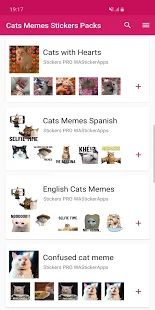Скачать Новые смешные наклейки мем кошки WAStickerApps (Встроенный кеш) версия 1.5.1 apk на Андроид