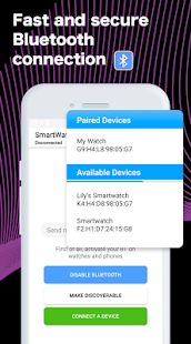 Скачать SmartWatch Sync - блютуз уведомления для часов (Полный доступ) версия Зависит от устройства apk на Андроид