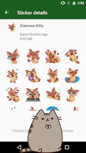 Скачать WAstickerApps коты и котята Наклейки (Все открыто) версия 1.8 apk на Андроид