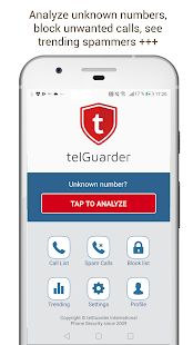 Скачать Spam Call Blocker - telGuarder (Без кеша) версия 1.0.38 apk на Андроид