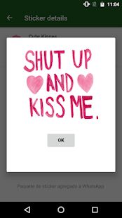 Скачать Стикеры WAstickerApps Kisses in Love (Все открыто) версия 1.6 apk на Андроид