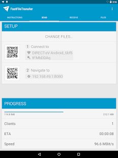 Скачать FastFileTransfer (Неограниченные функции) версия 2.1.5 apk на Андроид